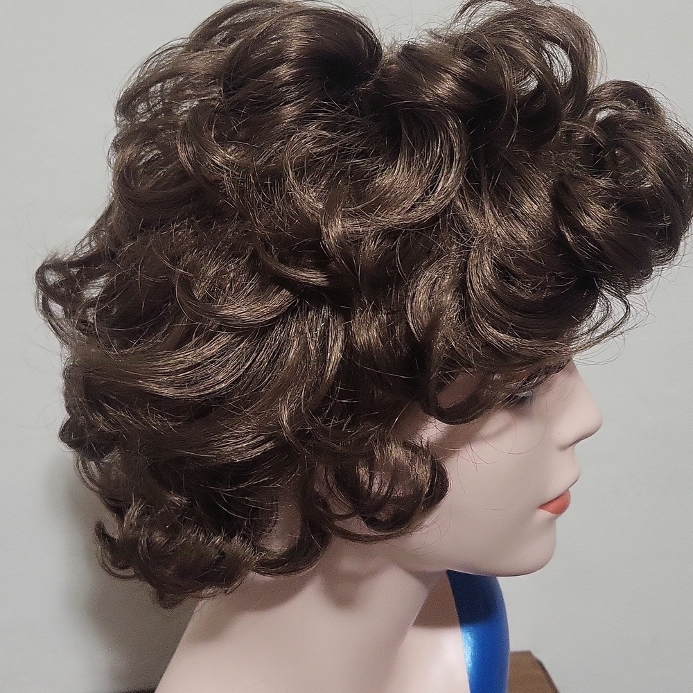 Brown Curly Wig - 2026C